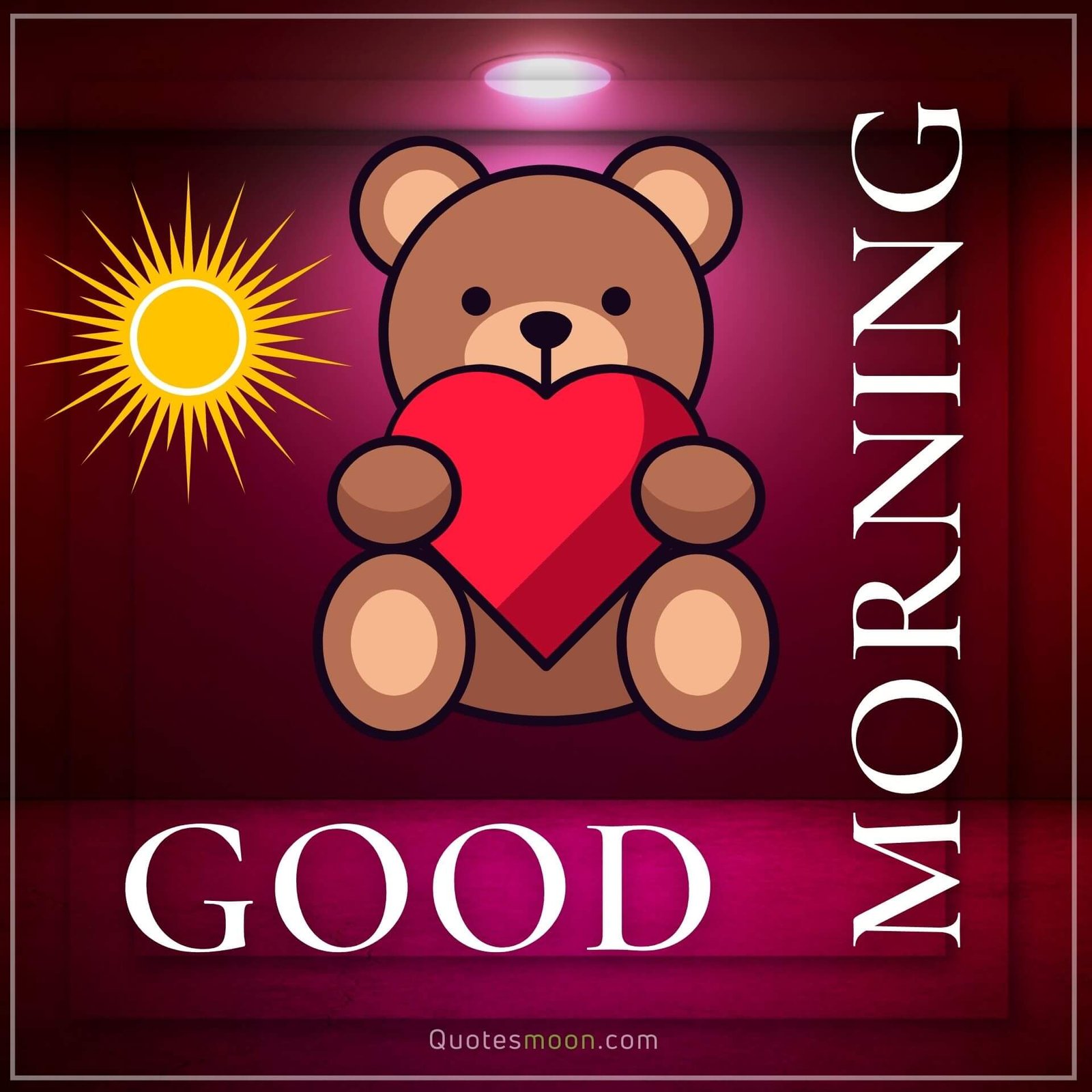 teddy wishes for good morning
