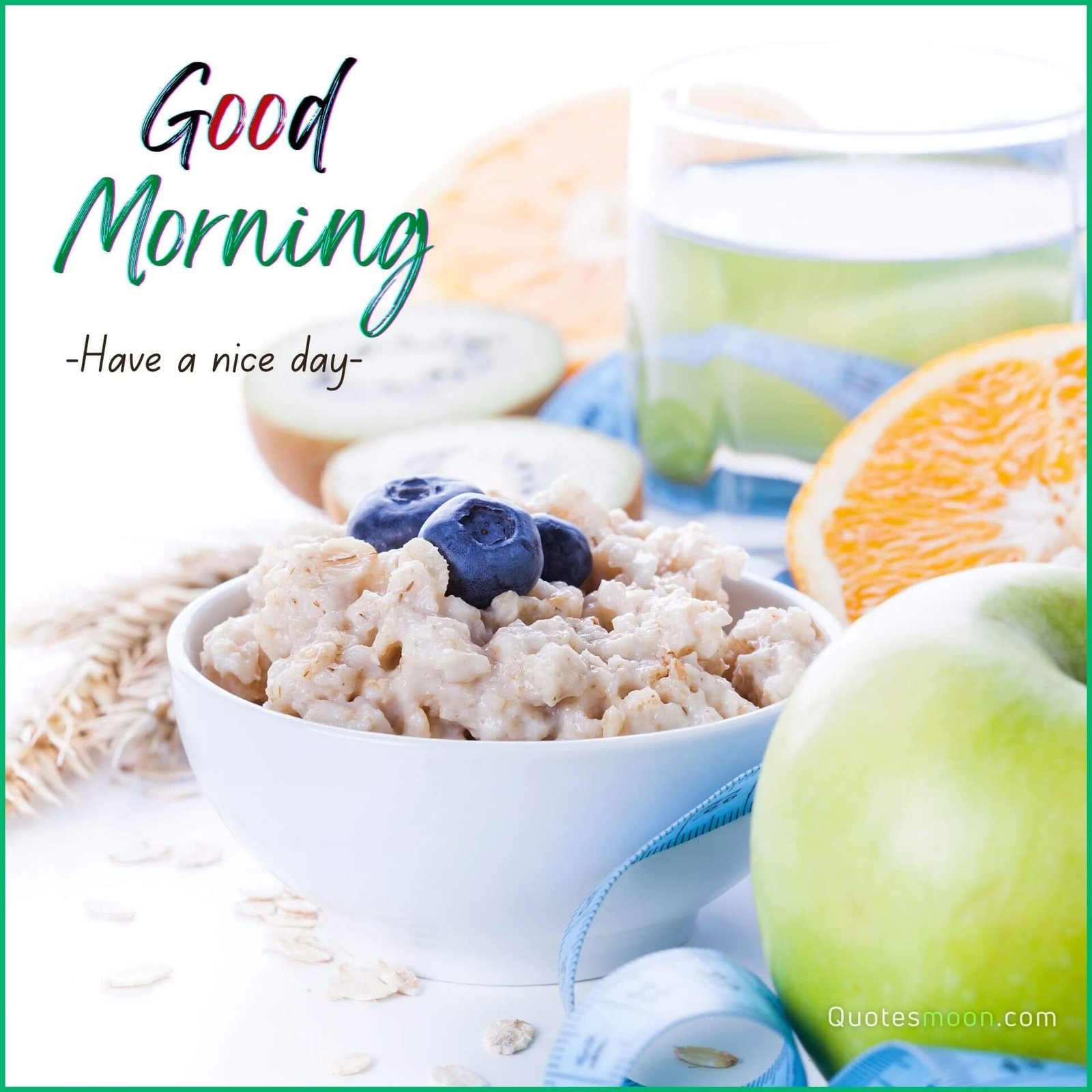 fresh fruits good morning breakfast