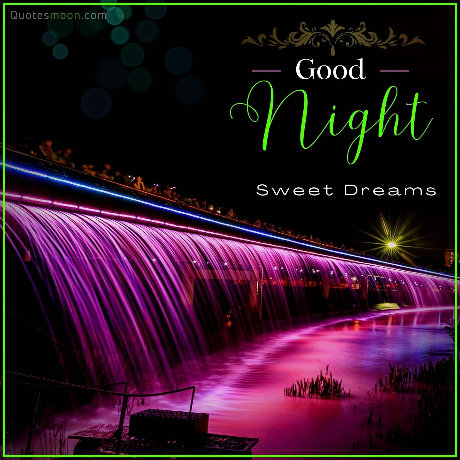 beautiful night dam view images with good night