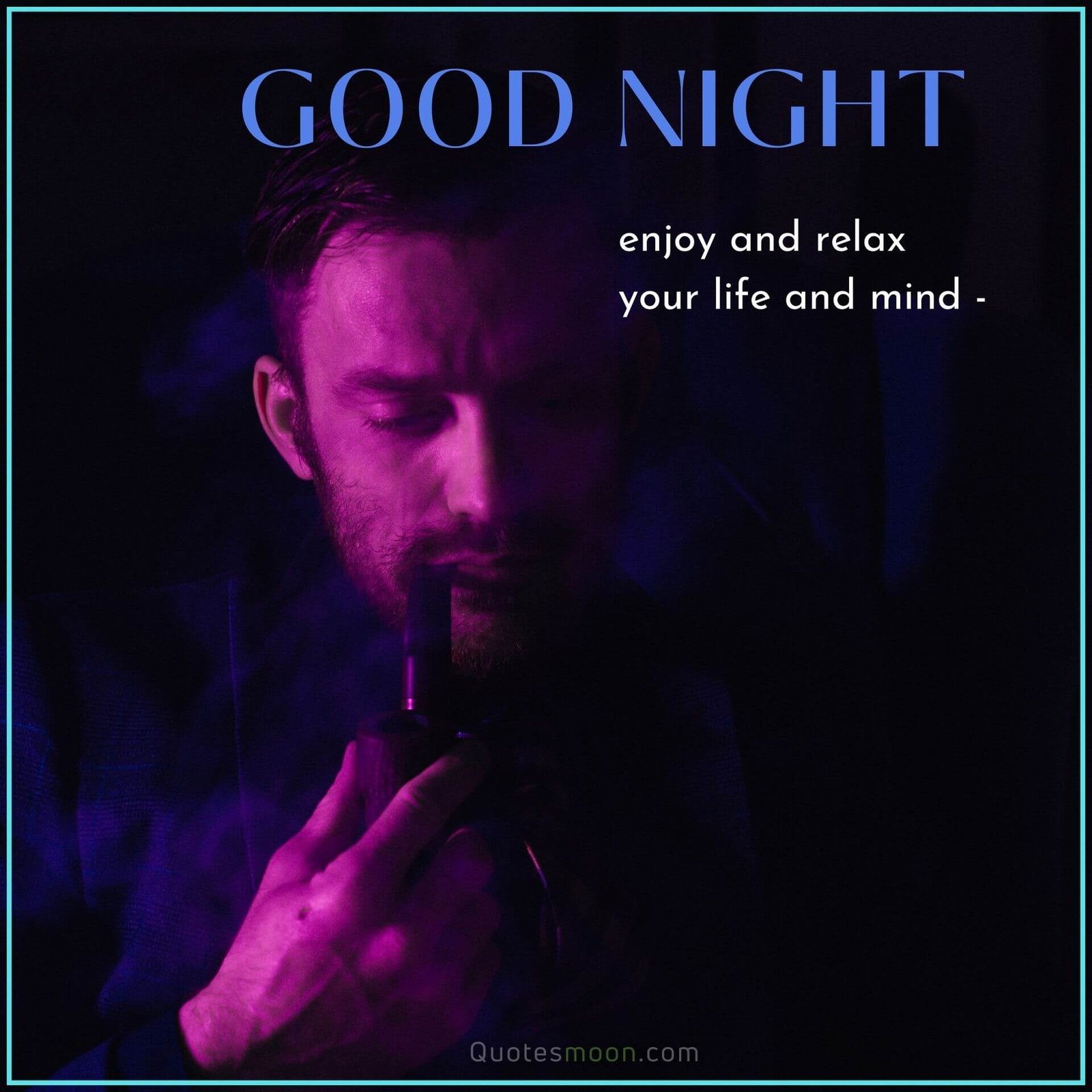 stylish man good night picture wishes collection