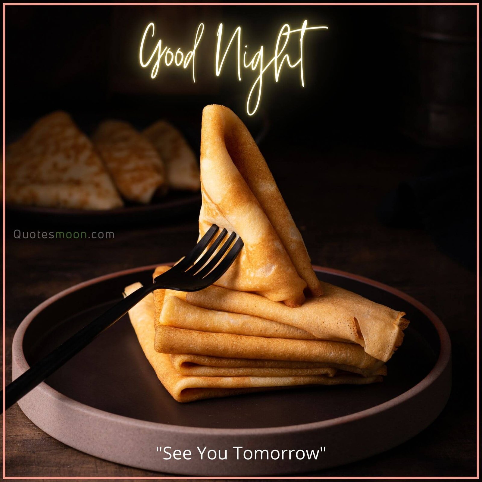 night good food wishes picture frame