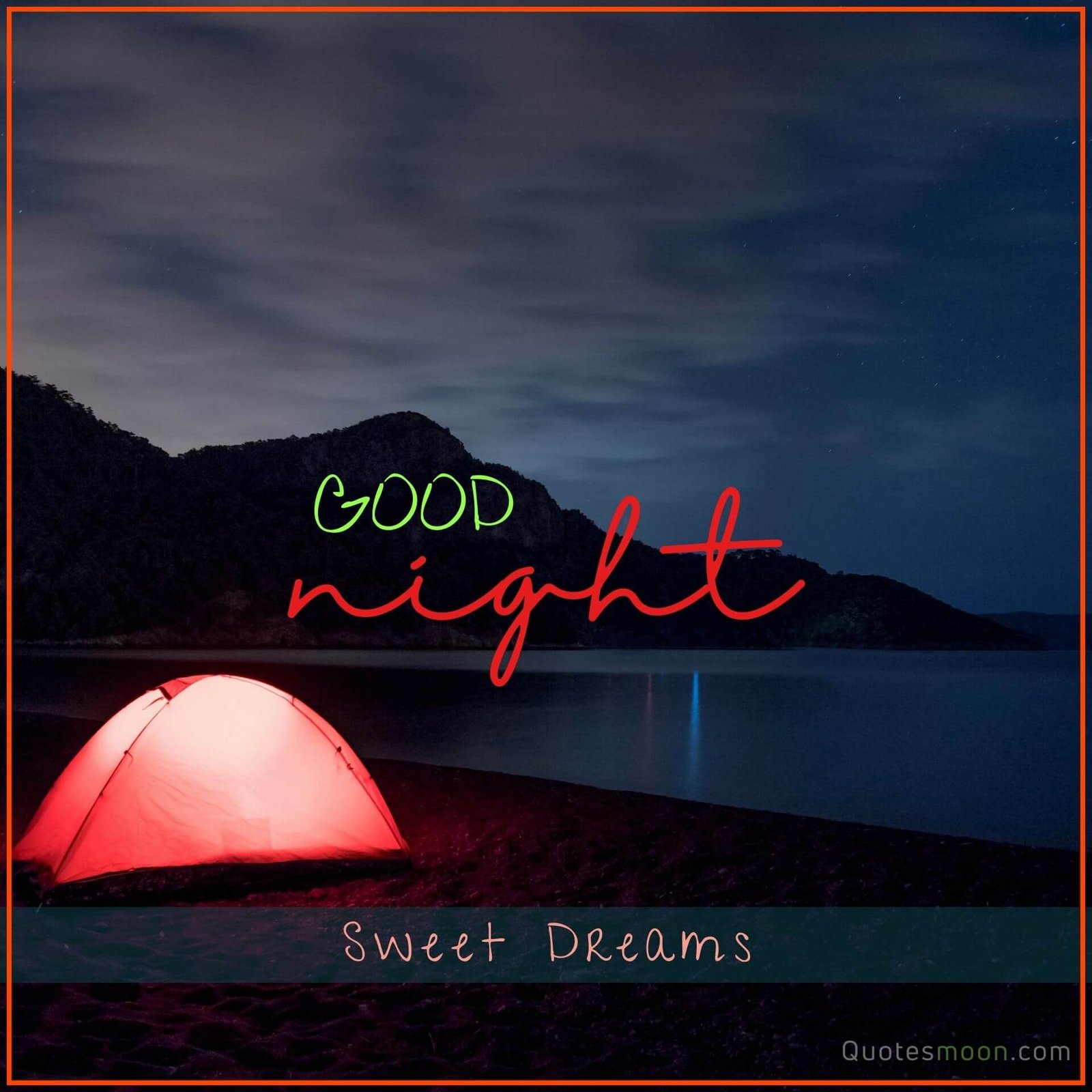 good night travelling camp wishes pics