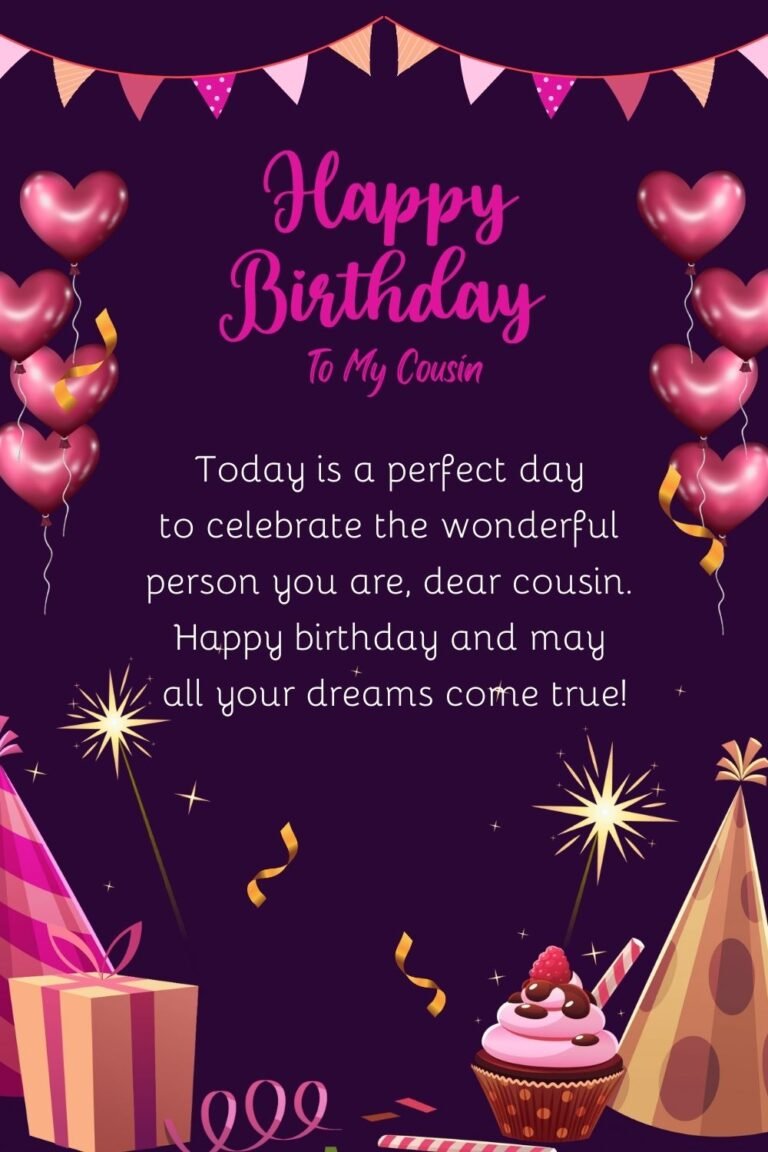 279 Happy Birthday Cousin Images, Message And Quotes