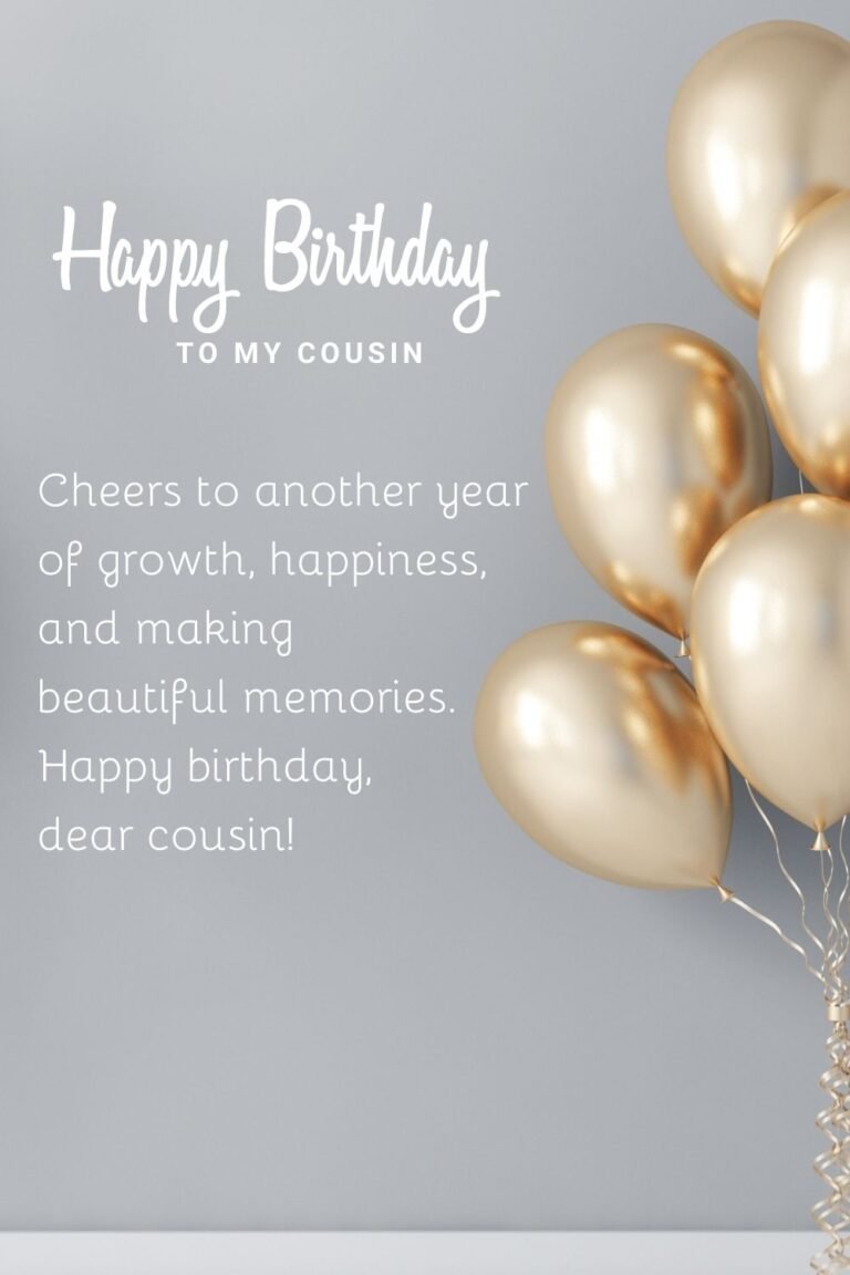 279 Happy Birthday Cousin Images, Message And Quotes