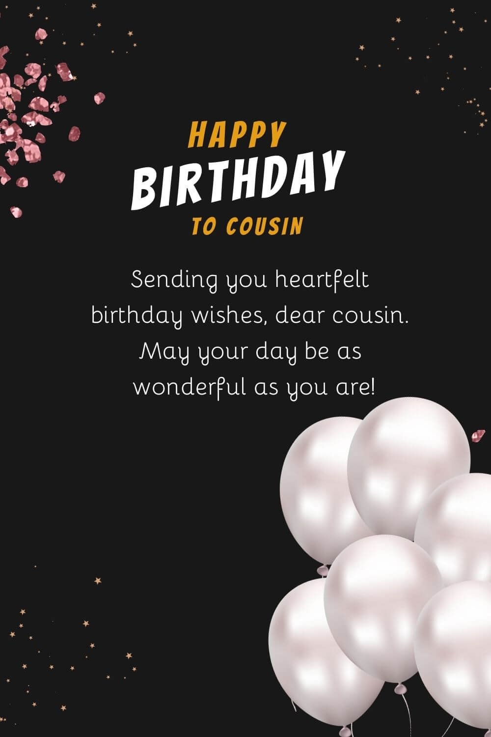 cousin born day wish image collection