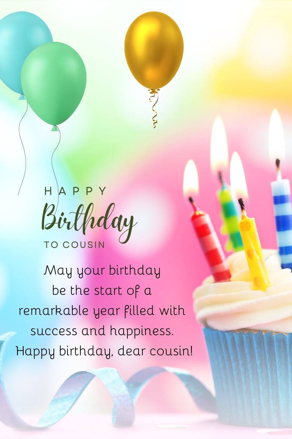birthday beautiful wishes lines with image