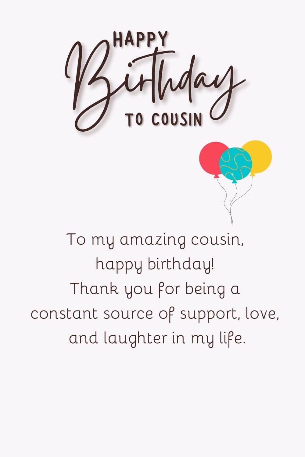 HBD cousin cute wishes with images