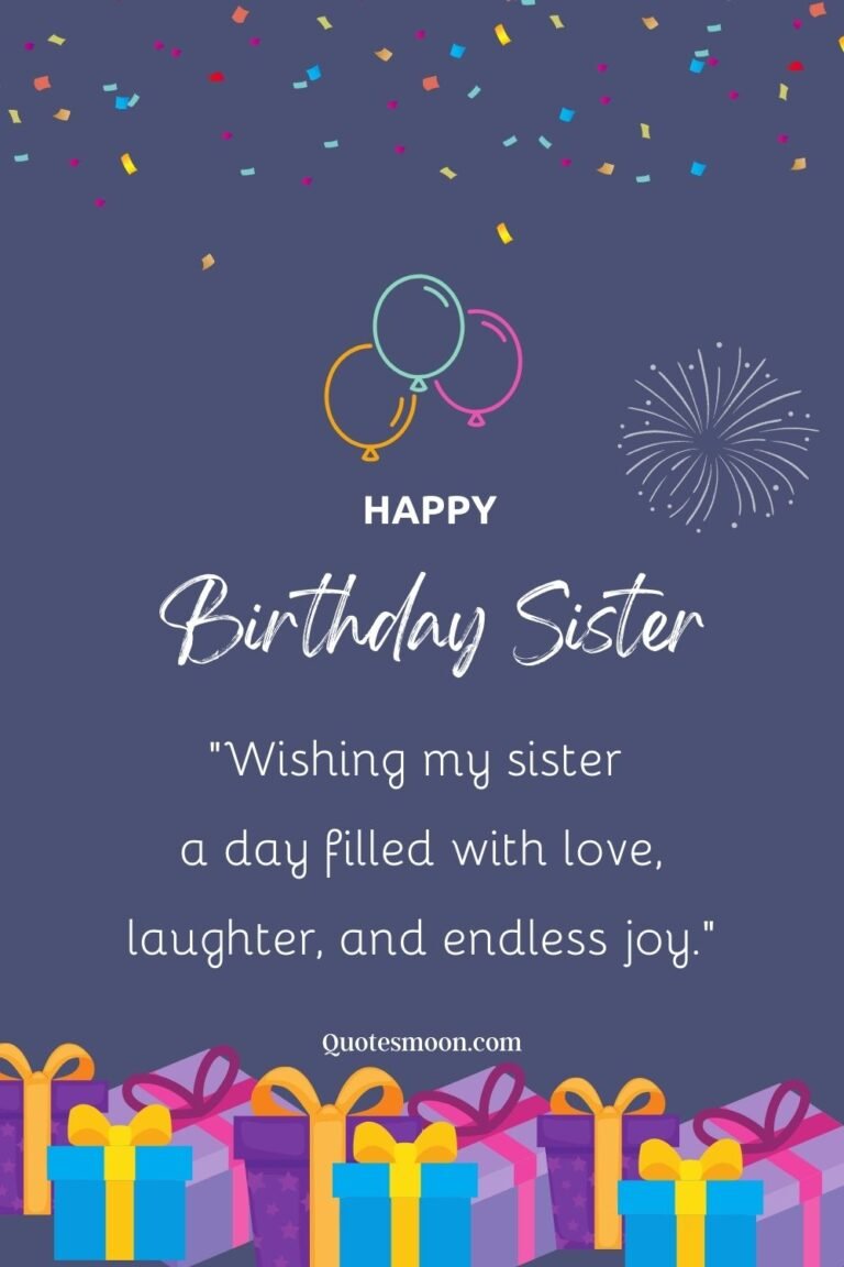 Happy Birthday Sister Images, Wishes, Quotes 2024 - Quotesmoon