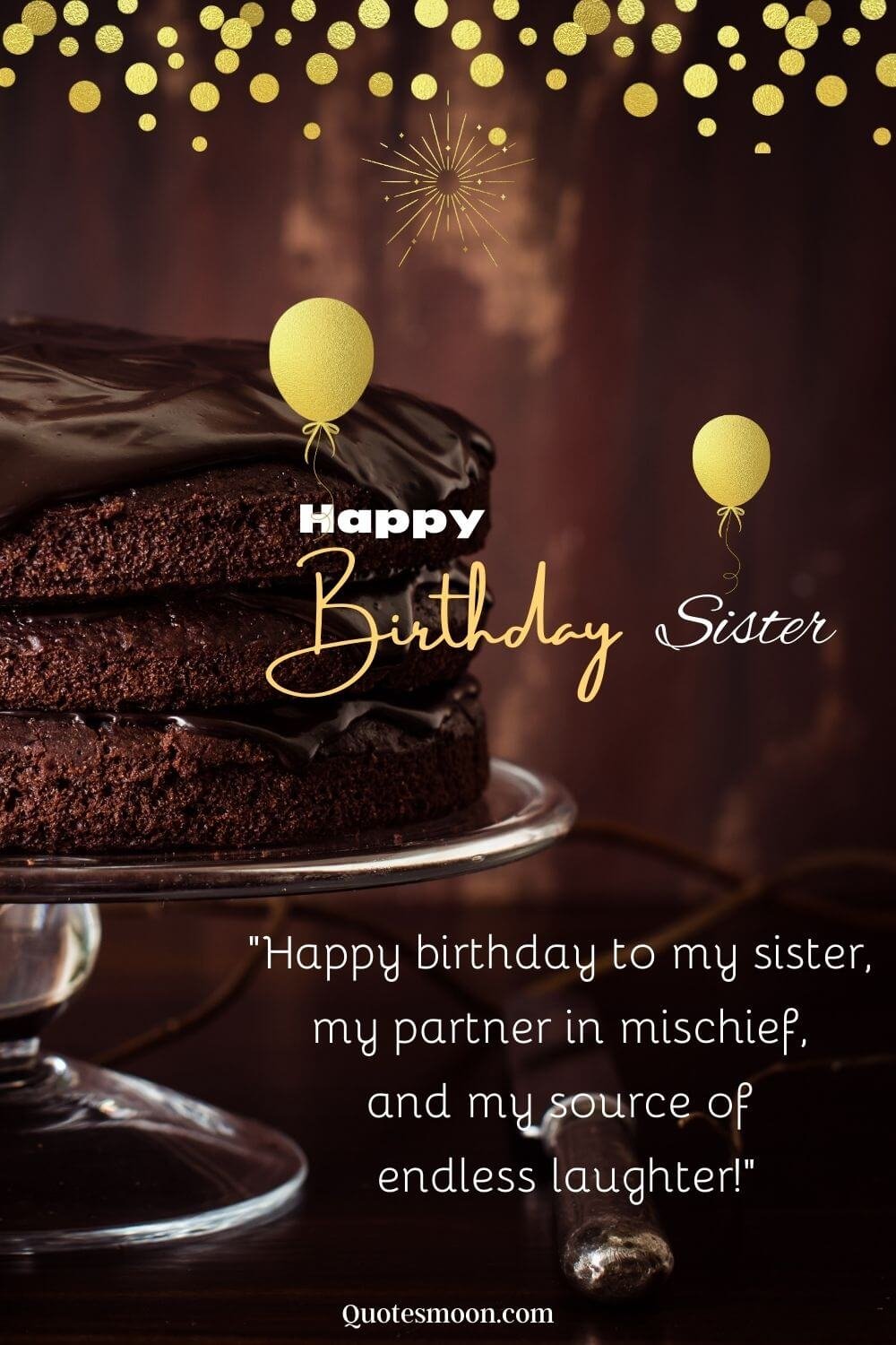 sister birthday chocolate cake wish photos hd