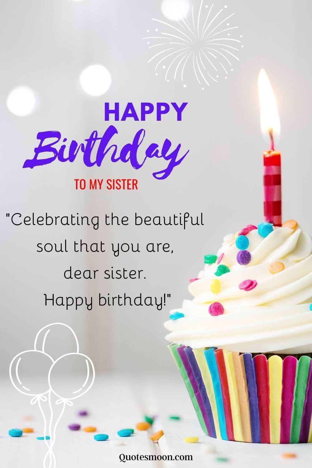 happy birthday for my cute sister picture wishes