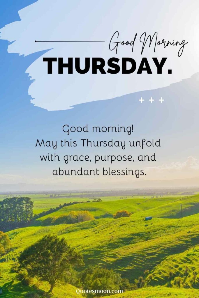277 Positive Good Morning Thursday Blessings And Prayers - Quotesmoon