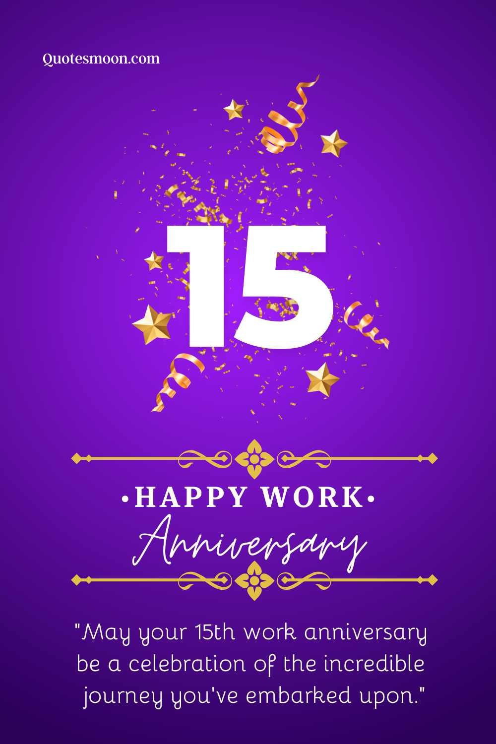 happy work anniversary message images