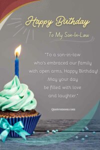 129 Birthday Wishes For Son In Law With Special Messages - Quotesmoon