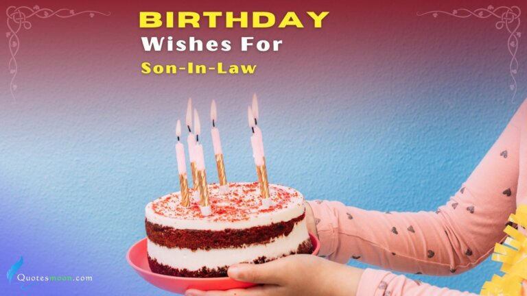 birthday wishes for son in law