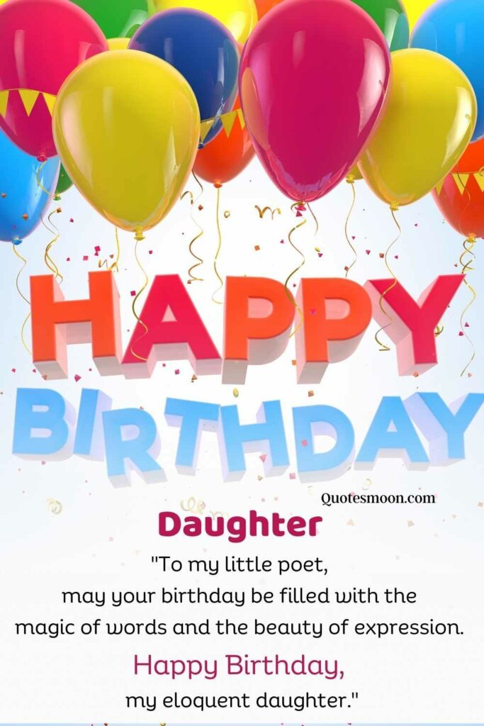 249 Happy Birthday Daughter Images, Quotes And Wishes - Quotesmoon