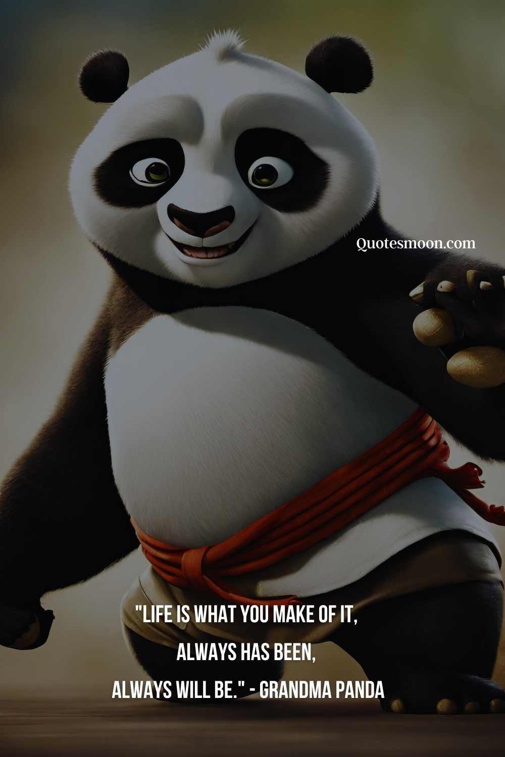 Kung Fu Panda inspirational quotes with image