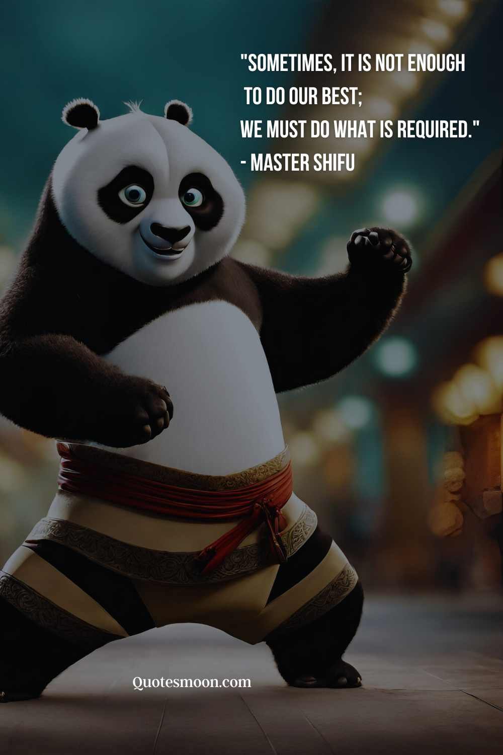 Famous Inspirational Quotes From Kung Fu Panda images