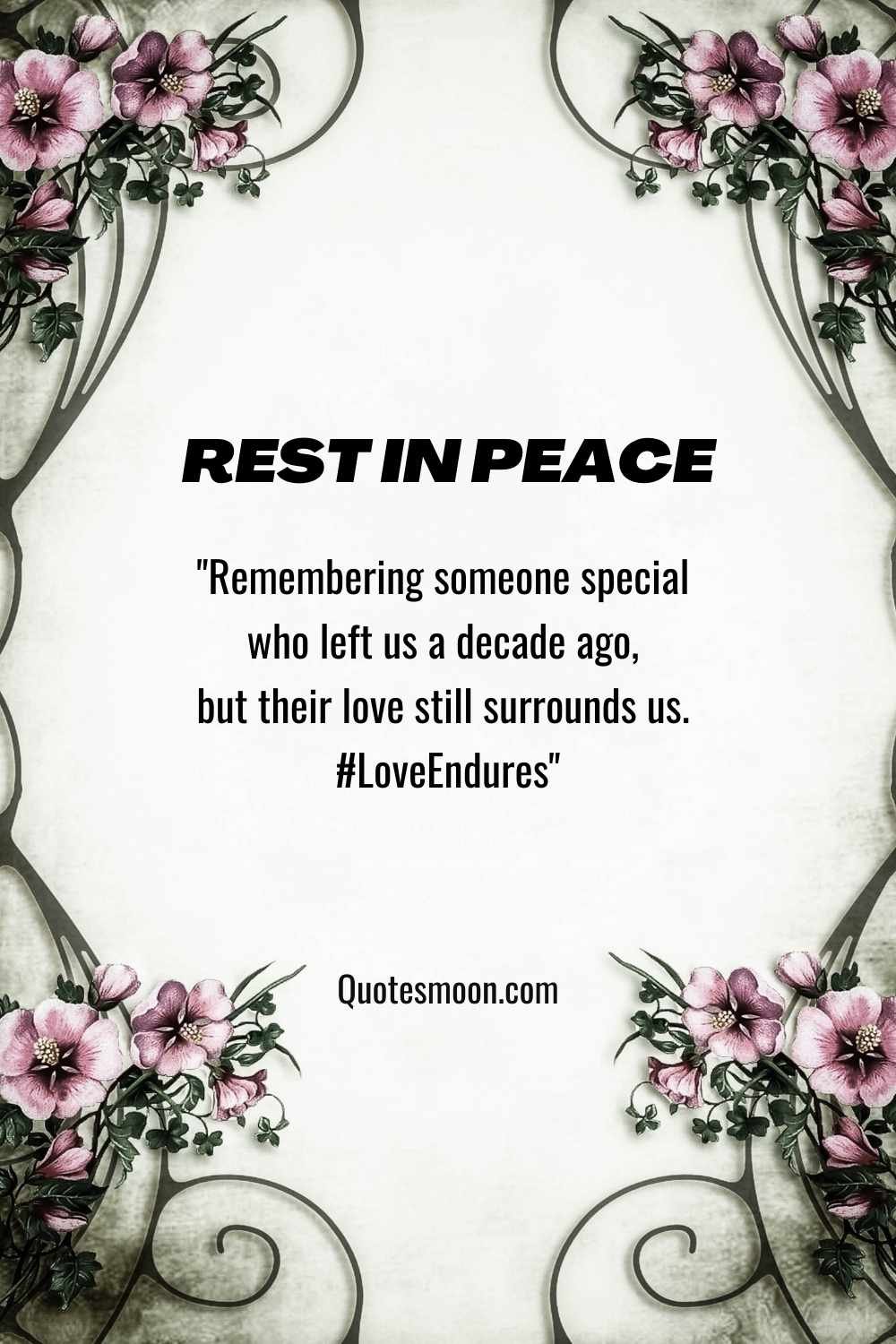 emotional 10 year death anniversary message images HD