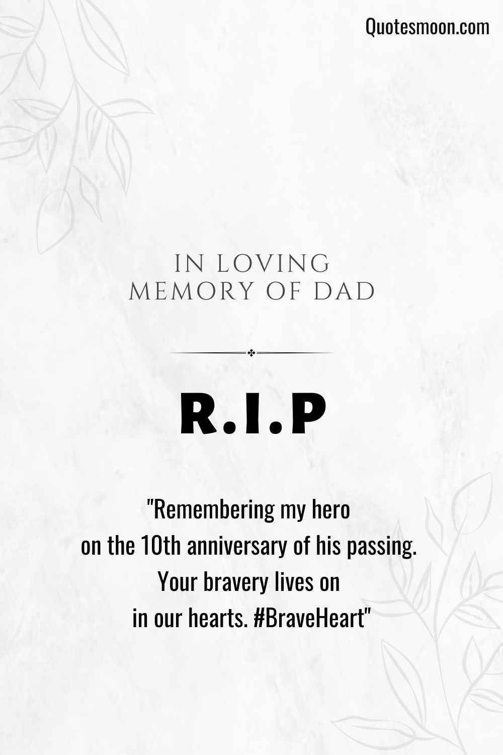 emotional message for dad death anniversary with images HD