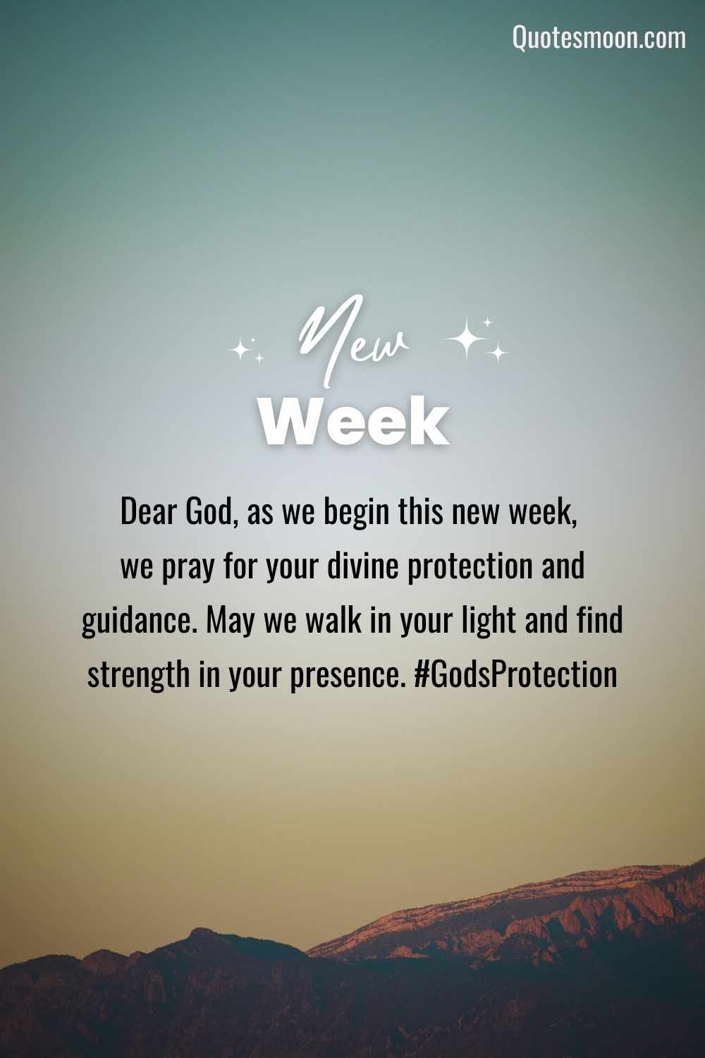 New Week Blessings Prayer