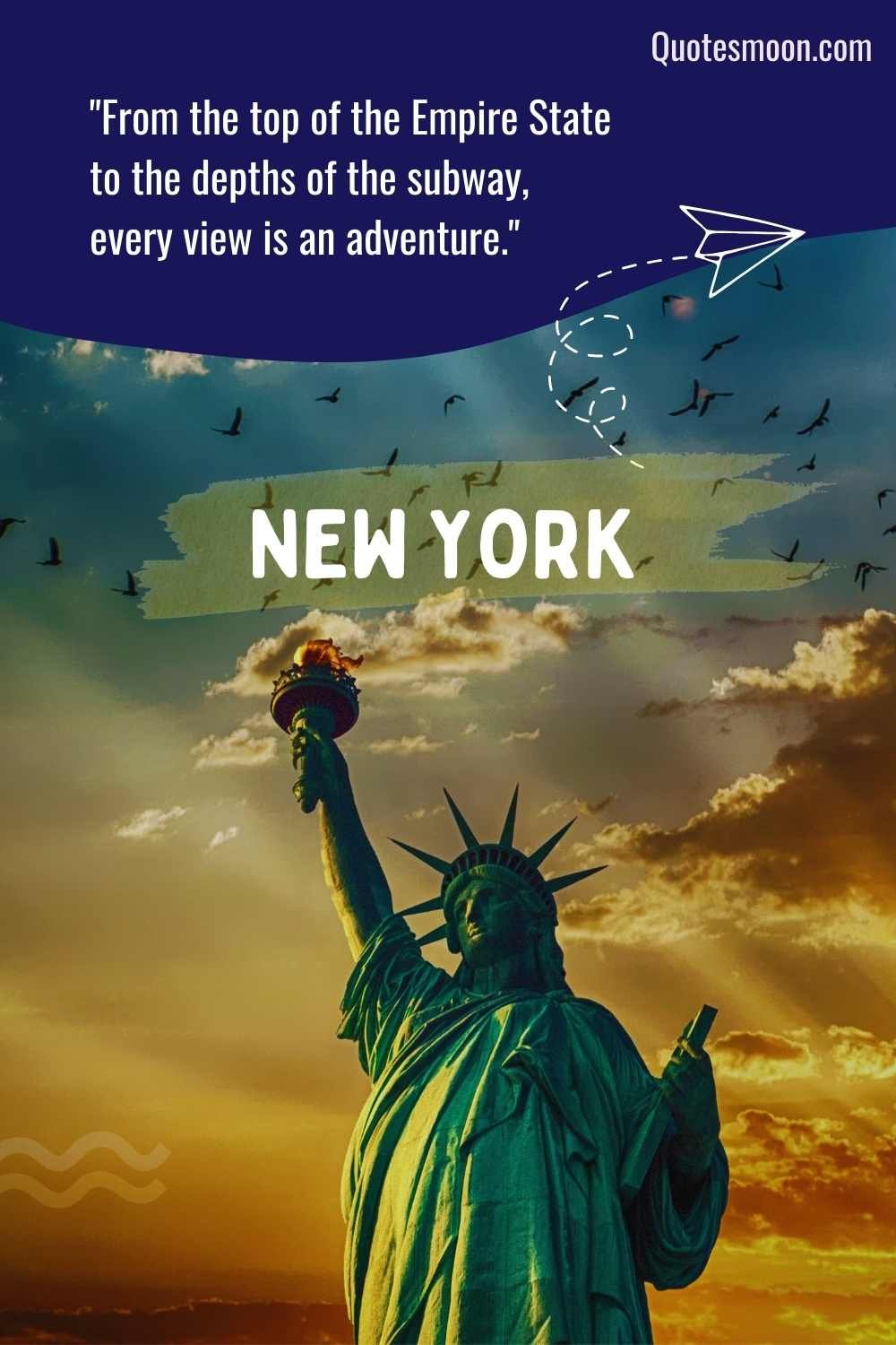 amazing quotes for new york with images HD