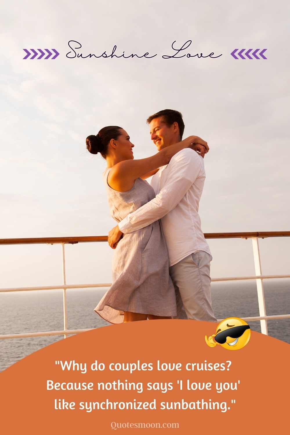 couple cruise sunshine love quotes with images HD