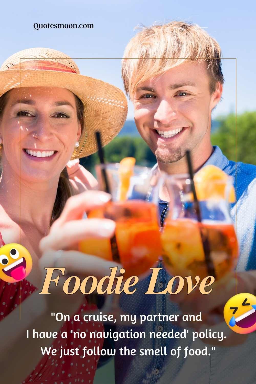funny couple cruise foodie love quotes with images HD