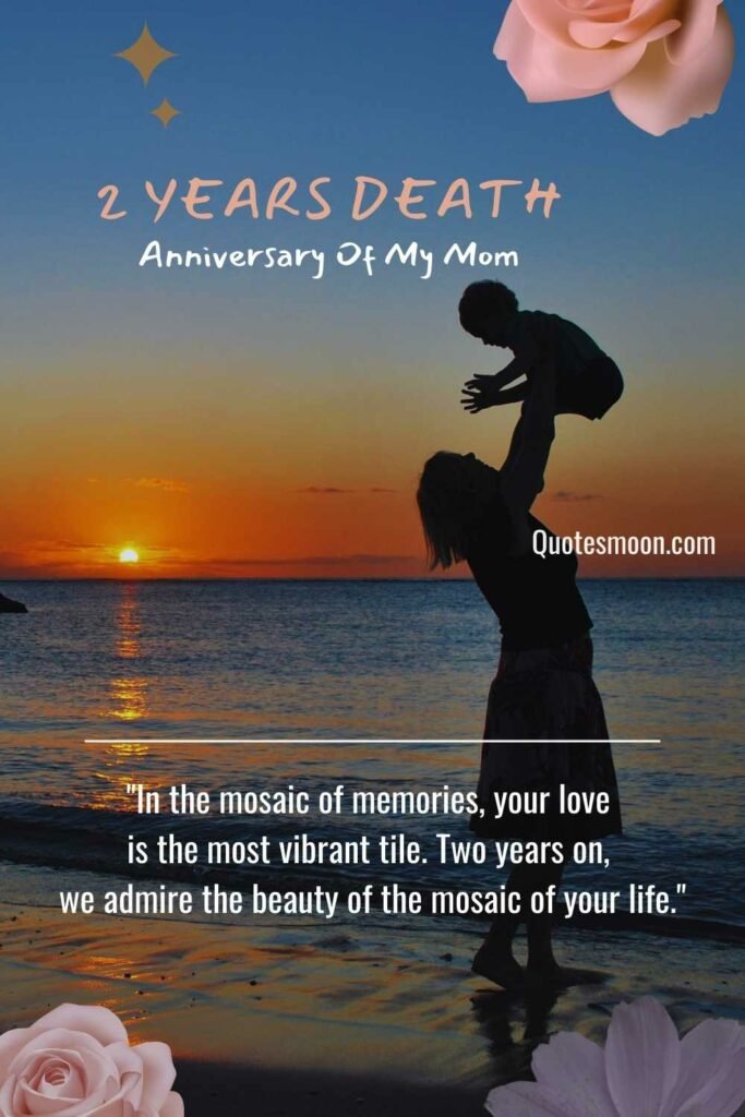 Mother two year death anniversary quotes with images HD

