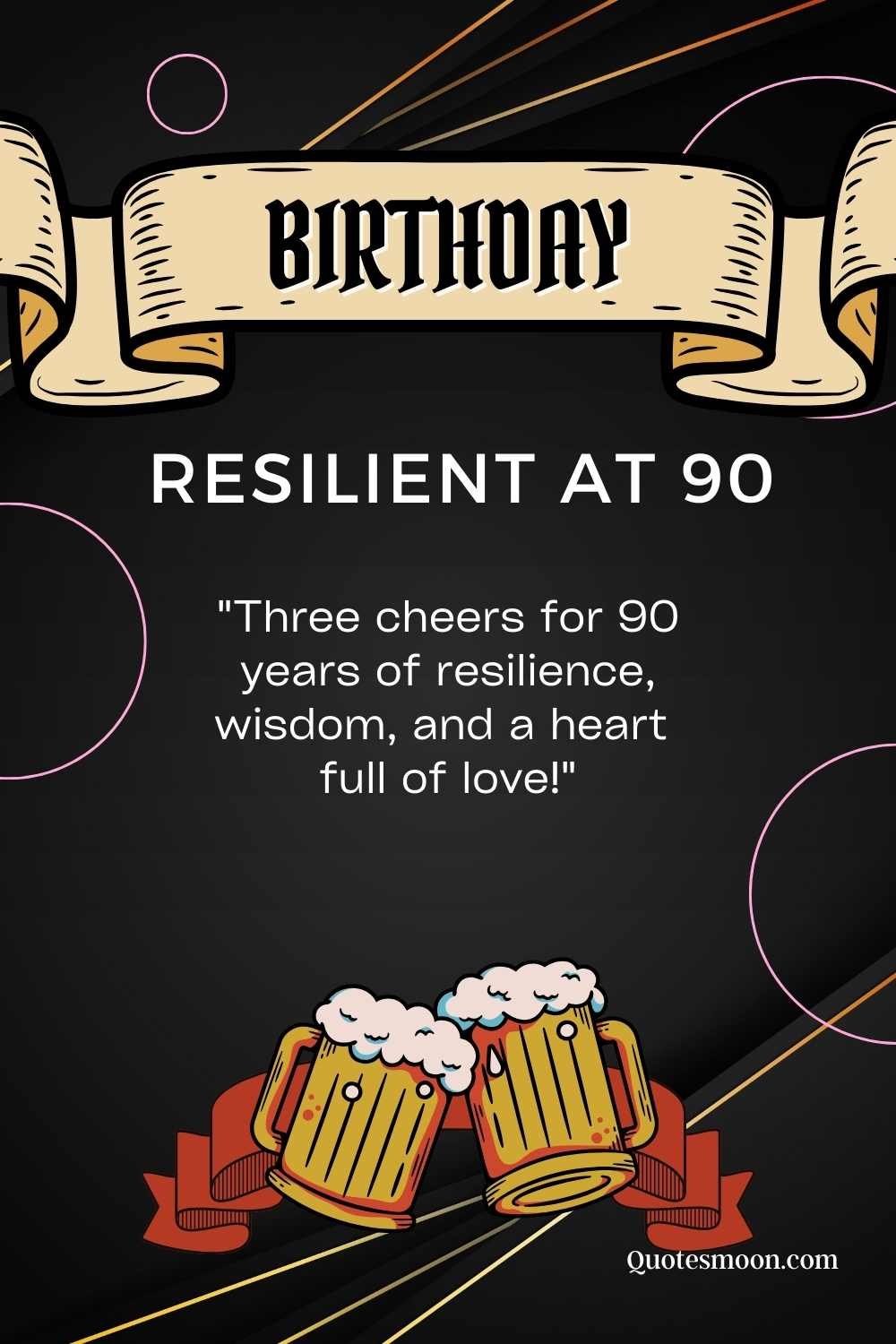 90th birthday quotes