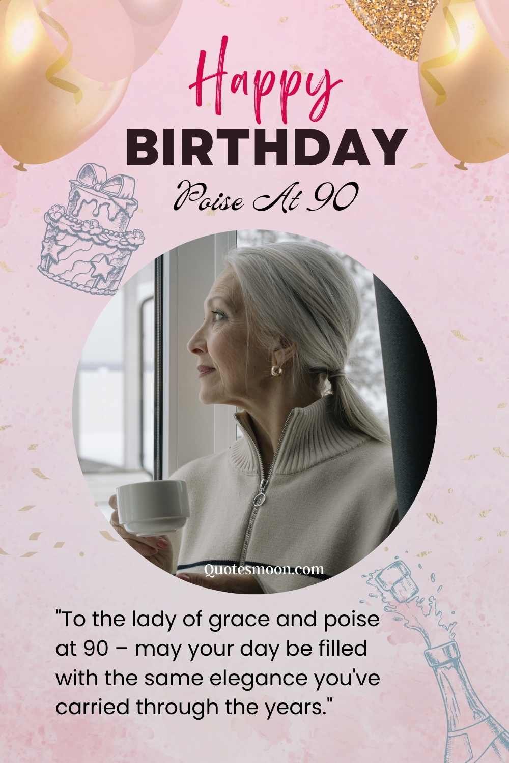 90th Birthday Wishes For A Woman