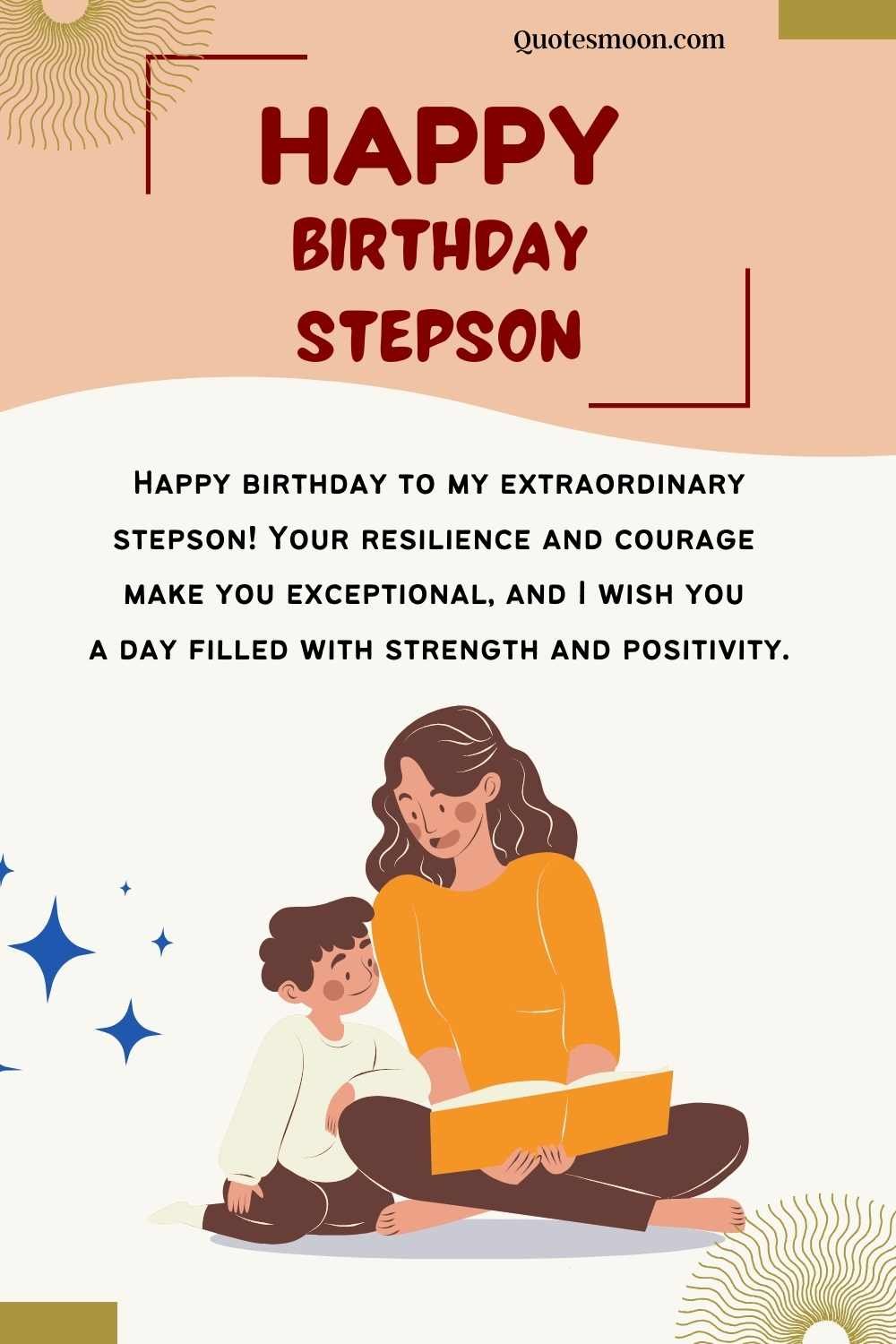 Happy Birthday Step Son Messages and Wishes