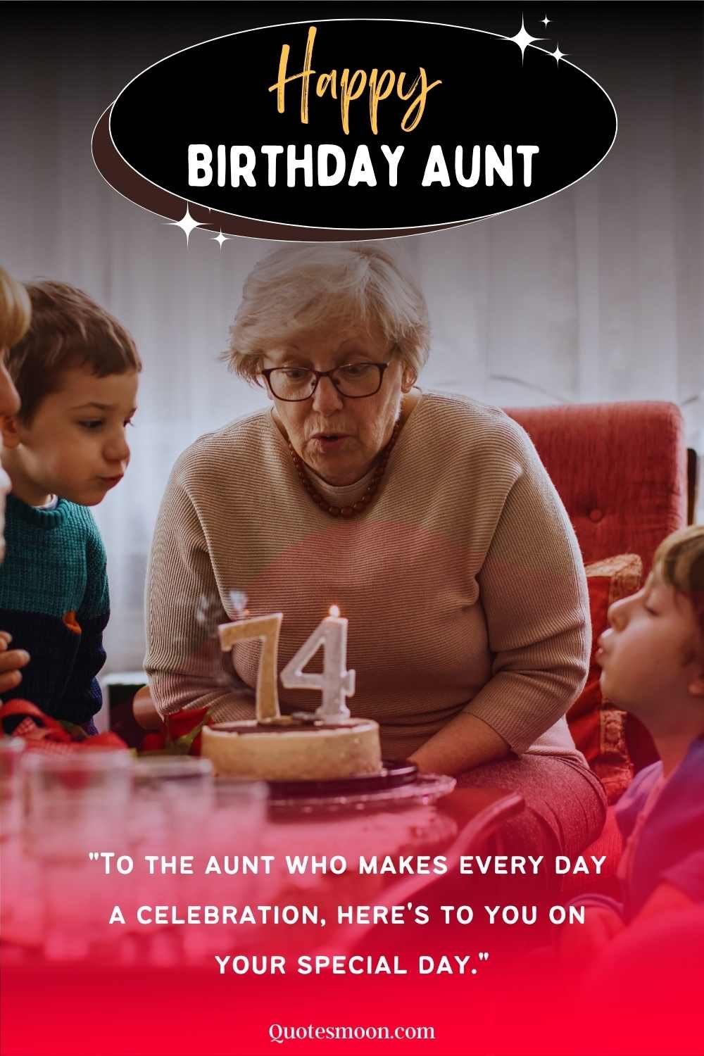 Funny Birthday Wishes For Aunty with image