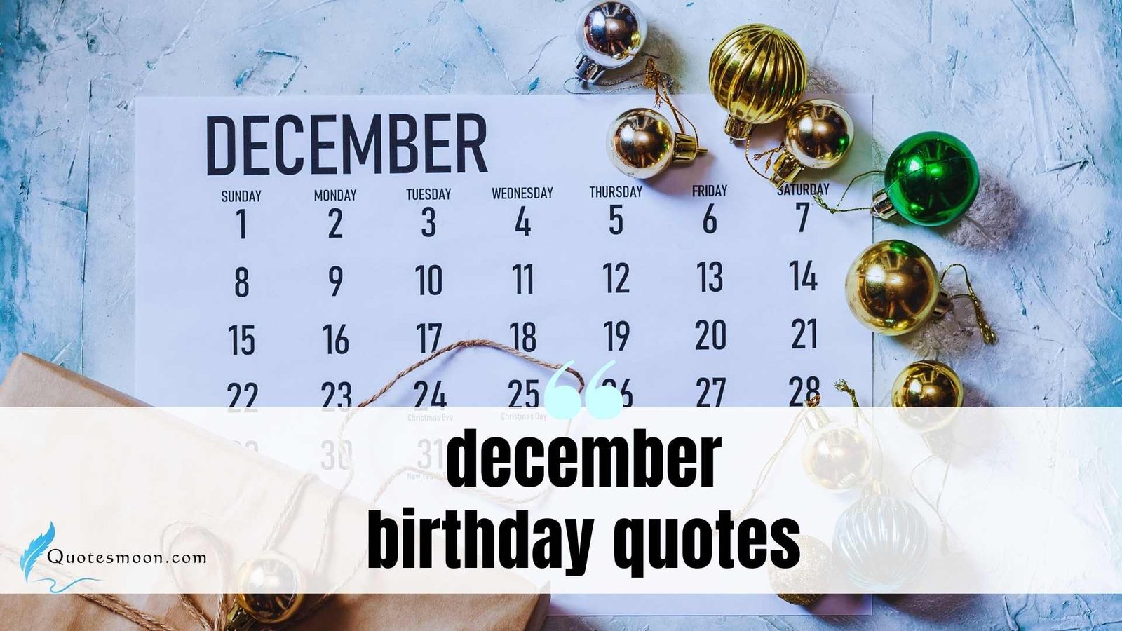 December Birthday Quotes